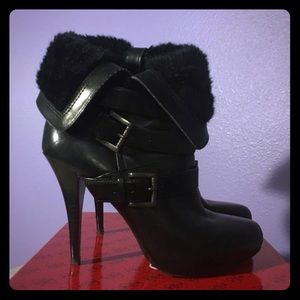Guess black guess boots